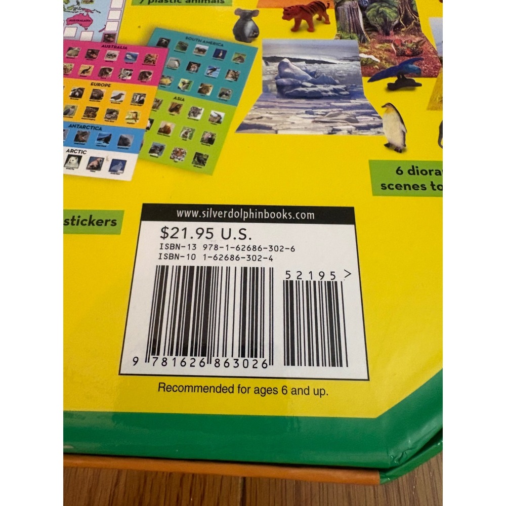 Earth Lab World Animals Educational Learning Kit Map‎ Stickers Booklet Multi - Picture 11 of 11